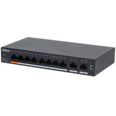 Switch PoE DAHUA DH-CS4010-8ET-60 (Cloud, 8 PoE, 2 uplink Giga, 60W)