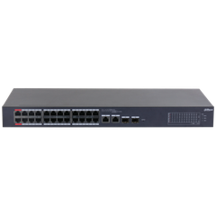 Switch PoE DAHUA DH-CS4226-24ET-240 (Cloud, 24 PoE, 2 uplink Gigabit hoặc 2 SFP, 240W)