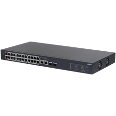 Switch PoE DAHUA DH-CS4226-24ET-240 (Cloud, 24 PoE, 2 uplink Gigabit hoặc 2 SFP, 240W)