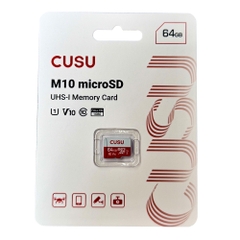 Thẻ nhớ CUSU U1 V10 MicroSD 64Gb M1064GB chính Hãng