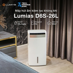 Máy hút ẩm kiêm lọc không khí Lumias D6S-26L (26 lít/ngày)