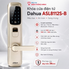 Khóa cửa điện tử Dahua ASL8112S-B màu bạc