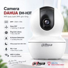 Camera DAHUA DH-H3T (Wifi quay quét 3MP, góc rộng)
