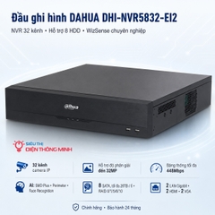 Đầu ghi hình DAHUA DHI-NVR5832-EI2 (32 kênh, hỗ trợ 8 HDD)