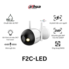 Camera DAHUA DH-F2C-LED (Wifi thân 2MP)