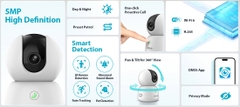 Camera IP DAHUA DH-H5B (Wifi 5MP, quay quét, loa mic đàm thoại, nút gọi điện)