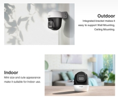 Camera DAHUA DH-P3I-PV (Wifi quay quét 3MP, Loa mic, báo động, góc rộng)