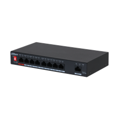Switch PoE DAHUA DH-PFS3009-8ET-96 (8 PoE, 1 uplink, 96W)