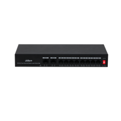 Switch PoE DAHUA DH-PFS3010-8ET-65 (8 PoE, 2 uplink, 65W)