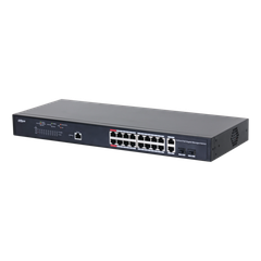 Switch PoE DAHUA DH-PFS4218-16GT-230 (16 PoE Gigabit, 2 uplink Gigabit hoặc 2 SFP, 230W)