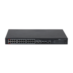 Switch PoE DAHUA DH-PFS4226-24ET-360 (24 PoE, 2 uplink Gigabit hoặc 2 SFP, 360W)