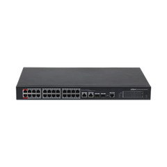 Switch PoE DAHUA DH-PFS4226-24GT-360 (24 PoE Gigabit, 2 uplink Gigabit hoặc 2 SFP, 360W)