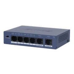 Switch PoE DAHUA DH-S3006-4ET-36 (4 PoE, 2 uplink, 36W)