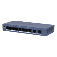 Switch PoE DAHUA DH-S3010-8ET2ET-60 (8 PoE, 2 uplink, 60W)