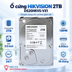 Ổ cứng HIKVISION 2TB DS20HKVS-VX1 chuyên dụng cho camera giám sát