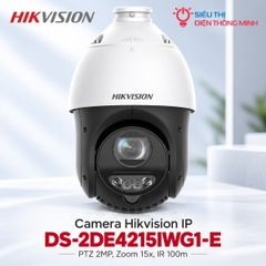 Camera Hikvision IP DS-2DE4215IWG1-E (PTZ 2MP, Zoom 15x, IR 100m)