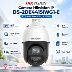 Camera Hikvision IP DS-2DE4415IWG1-E (PTZ 4MP, Zoom 15x, IR 100m)