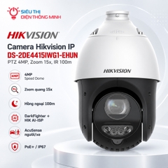 Camera Hikvision IP DS-2DE4415IWG1-EHUN (PTZ 4MP, Zoom 15x, IR 100m)