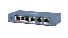 Switch PoE Hikvision DS-3E0106HP-E (4 PoE, 2 uplink, 60W)