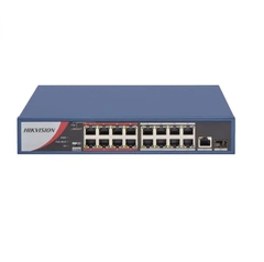 Switch PoE Hikvision DS-3E0318P-E(C) (16 PoE, 2 uplink Gigabit, 2 SFP, 230W)