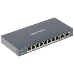 Switch PoE Hikvision DS-3E1510P-EI (8 PoE Gigabit, 2 uplink Gigabit, 110W)