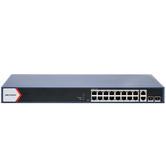 Switch PoE Hikvision DS-3E1520P-EI/M (16 PoE Gigabit, 2 uplink Gigabit, 2 SFP, 125W)