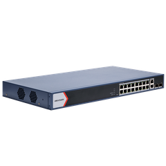 Switch PoE Hikvision DS-3E1520P-EI/M (16 PoE Gigabit, 2 uplink Gigabit, 2 SFP, 125W)
