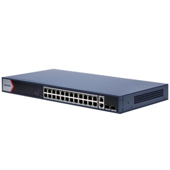 Switch PoE Hikvision DS-3E1528P-EI/M (24 PoE Gigabit, 2 uplink Gigabit, 2 SFP, 230W)