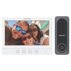 Bộ Kit chuông hình Hikvision DS-KIS212 (Màn DS-KH2230T + Camera cửa DS-KB2412T-IM)