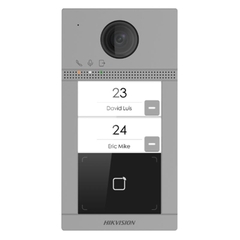 Nút nhấn Camera chuông hình Hikvision DS-KV8213-WME1(B) (2 nút bấm, PoE, Wifi)
