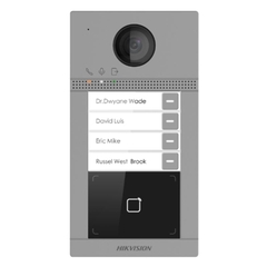 Nút nhấn Camera chuông hình Hikvision DS-KV8413-WME1(B0) (4 nút bấm, PoE, Wifi)