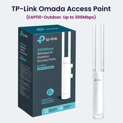 Bộ phát Wifi TP-LINK ngoài trời EAP110-Outdoor (300Mbps)