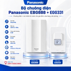 Bộ chuông điện và nút nhấn Panasonic EBG888+EGG331