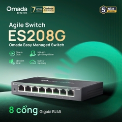 Switch chia mạng TP-LINK OMADA TL-ES208G (8 cổng gigabit)