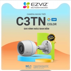 Camera EZVIZ C3TN Color (Wifi Thân 2MP, đêm có màu)