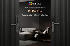 Khóa cửa điện tử EZVIZ DL06 Pro (APP, Vân tay 2 mặt, mật mã, thẻ từ, chìa cơ)