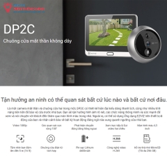 Chuông hình EZVIZ DP2C (Màn 4.3 inch, Wifi không dây, Dùng PIN)