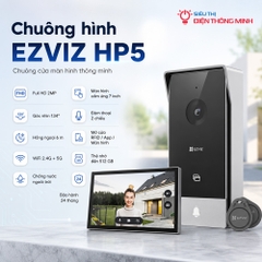 Chuông hình EZVIZ HP5 (Màn 7 inch, Wifi, Camera 2MP góc 134°)