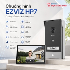 Chuông hình EZVIZ HP7 (Màn 7 inch, Wifi, Camera 2K góc 162°)