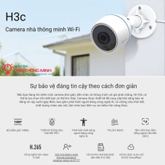 Camera EZVIZ H3c (Wifi Thân 2MP)