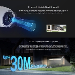 Camera EZVIZ H3c 3K (Wifi Thân 5MP, đêm có màu)