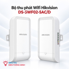 Bộ thu phát Wifi Hikvision DS-3WF02-5AC/D (5GHz, 5km, PoE in/out)