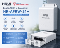 Bộ chia POE 1 ra 3 Hrui HR-AFRW-31+ (ngoài trời)