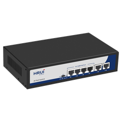 Switch PoE HRUI HR900-AF-42N (4 PoE + 2 uplink)