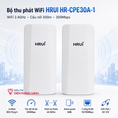 Bộ thu phát wifi HRUI HR-CPE30A-1 (2.4Ghz, 500m)
