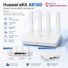 Modem Router Wifi cân bằng tải Huawei eKit AR180 (Wifi 7, 3600Mbps, WAN 2.5GE, 4 LAN GE, 100 user)