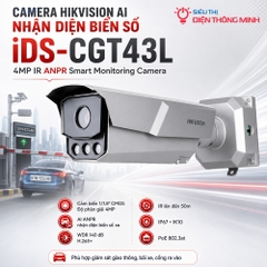 Camera Hikvision IP iDS-CGT43L (AI chuyên dụng nhận diện biển số xe)