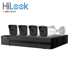 Bộ KIT Camera HiLook Hikvision IK-4042BH-MH/P (NVR 4 cổng PoE + 4 camera IP thân 2MP)