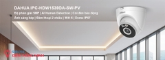 Camera DAHUA DH-IPC-HDW1539DA-SW-PV (Wifi Dome 5MP, loa mic, báo động)