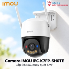 Camera IMOU IPC-K7FP-5H0TE (Lắp SIM 4G, quay quét 5MP)